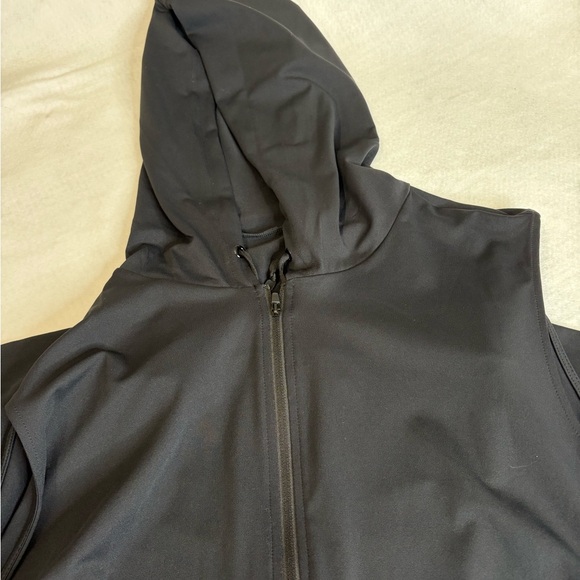 Fabletics Yukon Tunic Hoodie Black 3X Plus Size Sleeveless Zip Vest NWT - Picture 5 of 9